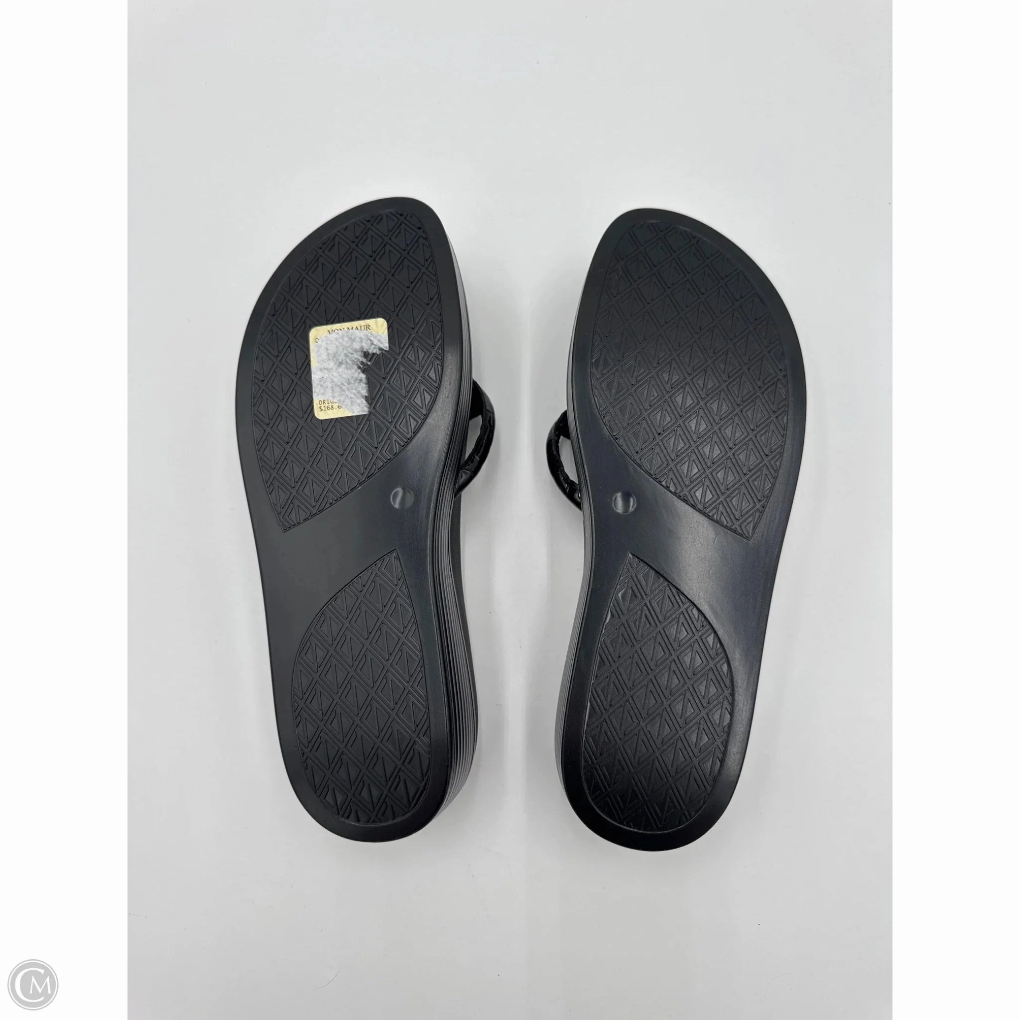 Sandals Heels Platform By Donald Pliner In Black, Size: 8