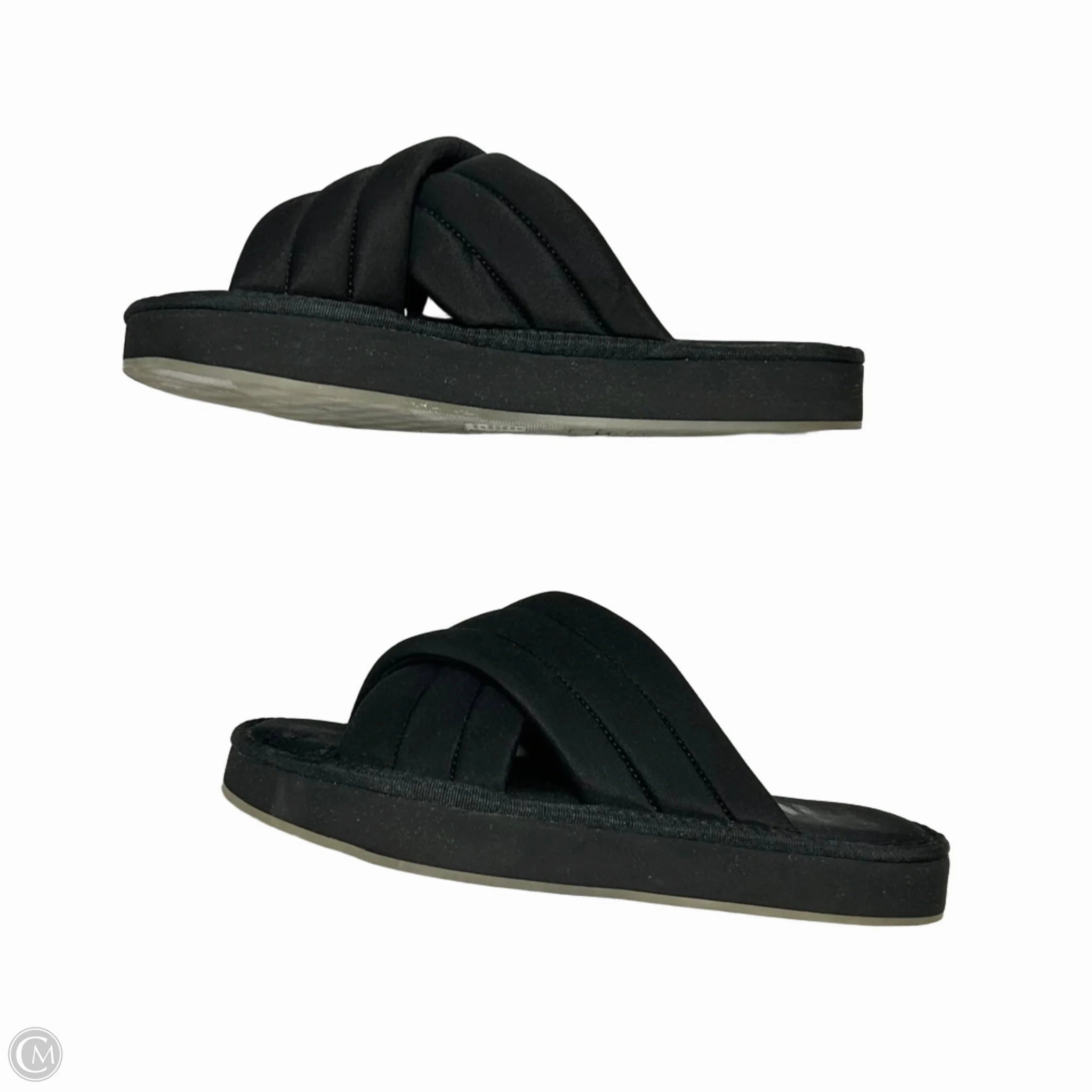 Sandals Heels Platform By Hush Puppies In Black, Size: 8