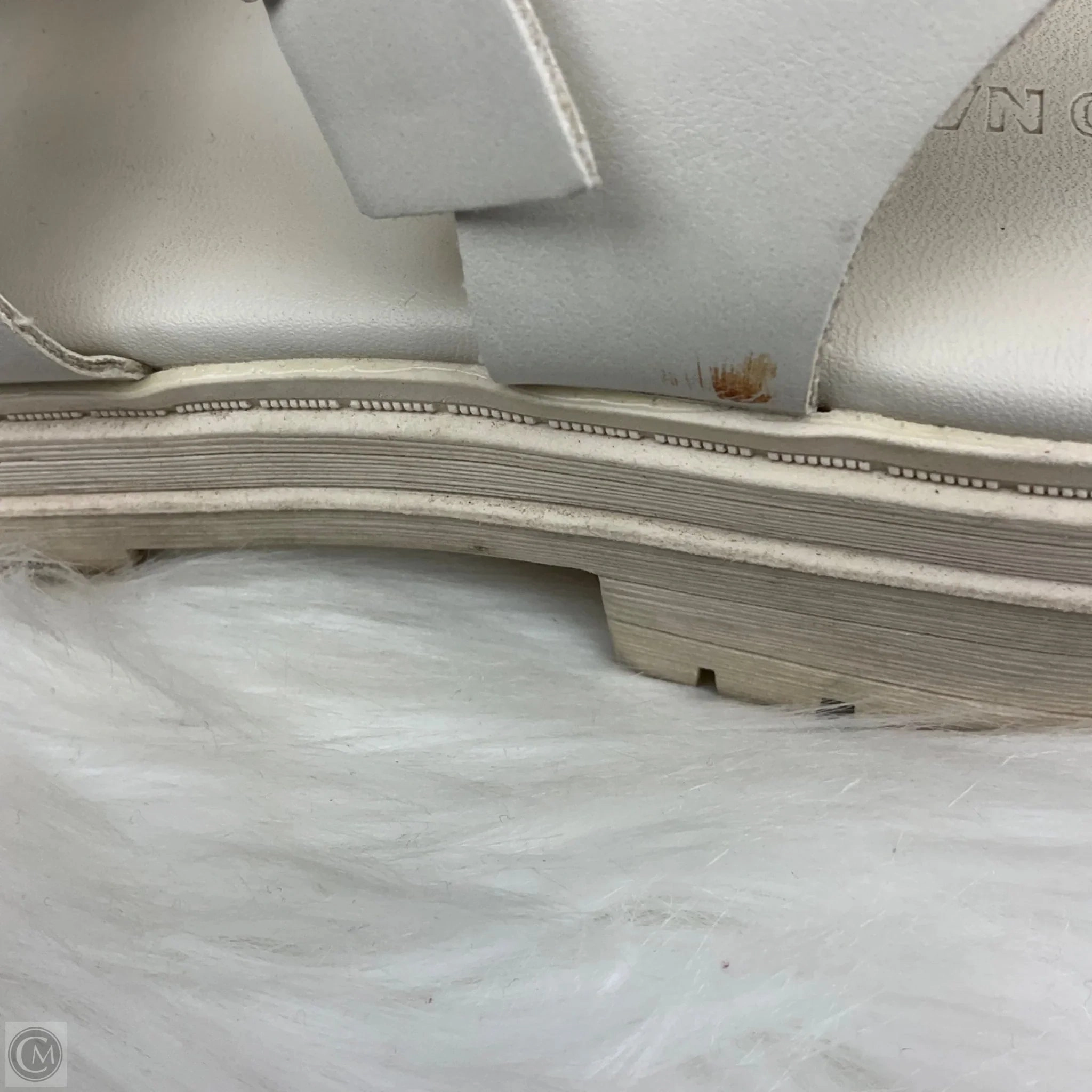 Sandals Heels Platform By Old Navy In Cream, Size: 9