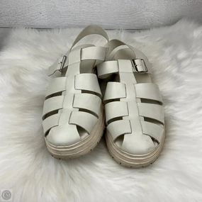 Sandals Heels Platform By Old Navy In Cream, Size: 9