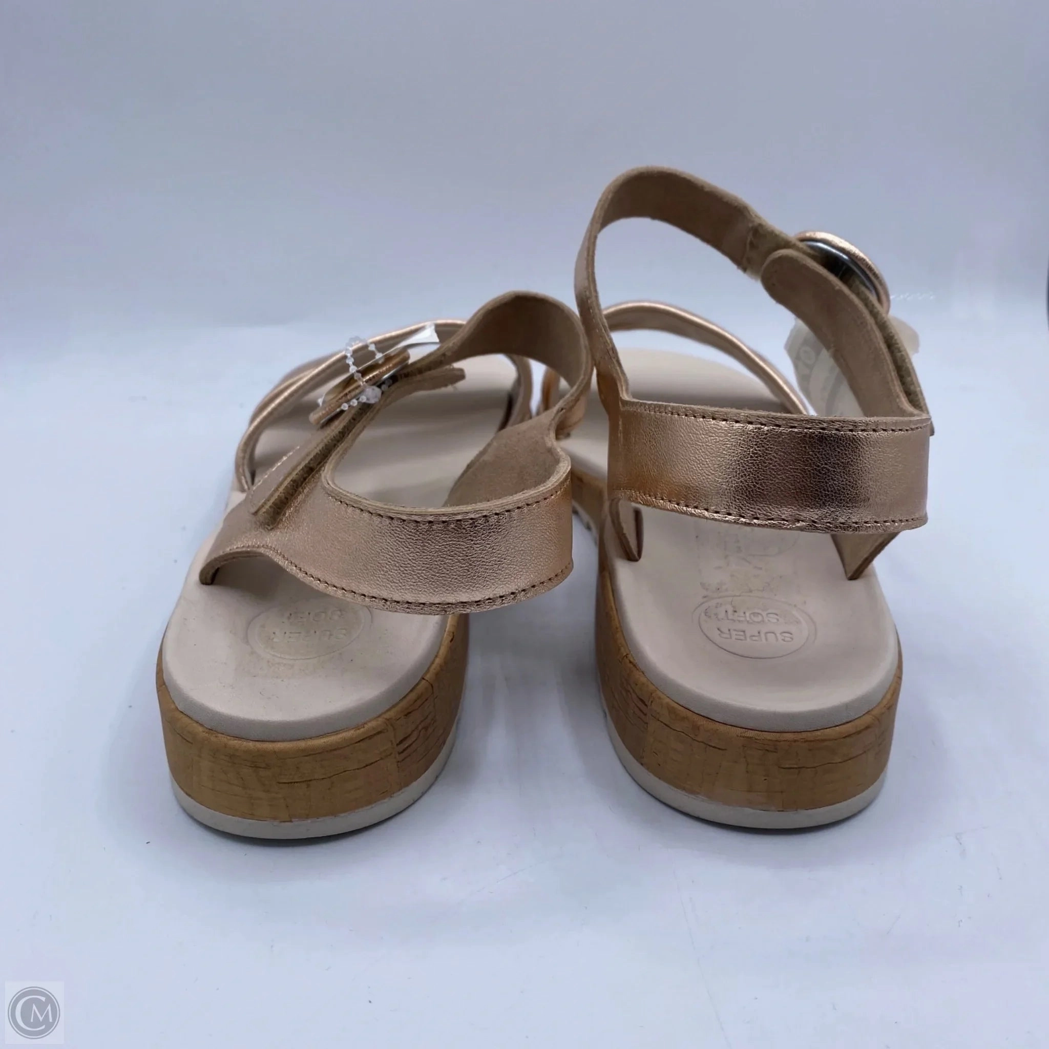 Sandals Heels Platform By Paul Green In Rose Gold, Size: 8.5