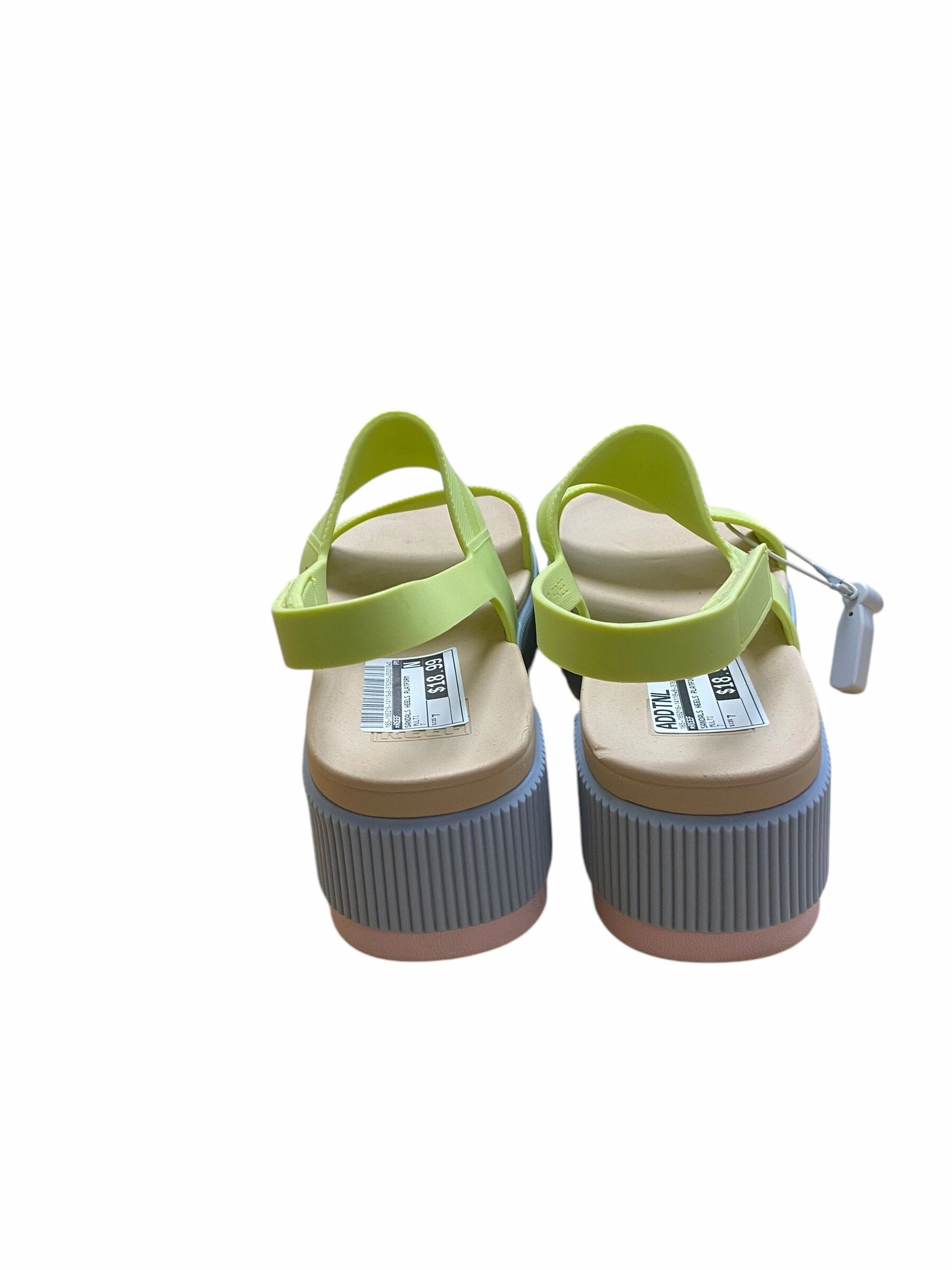 Sandals Heels Platform By Reef  Size: 7