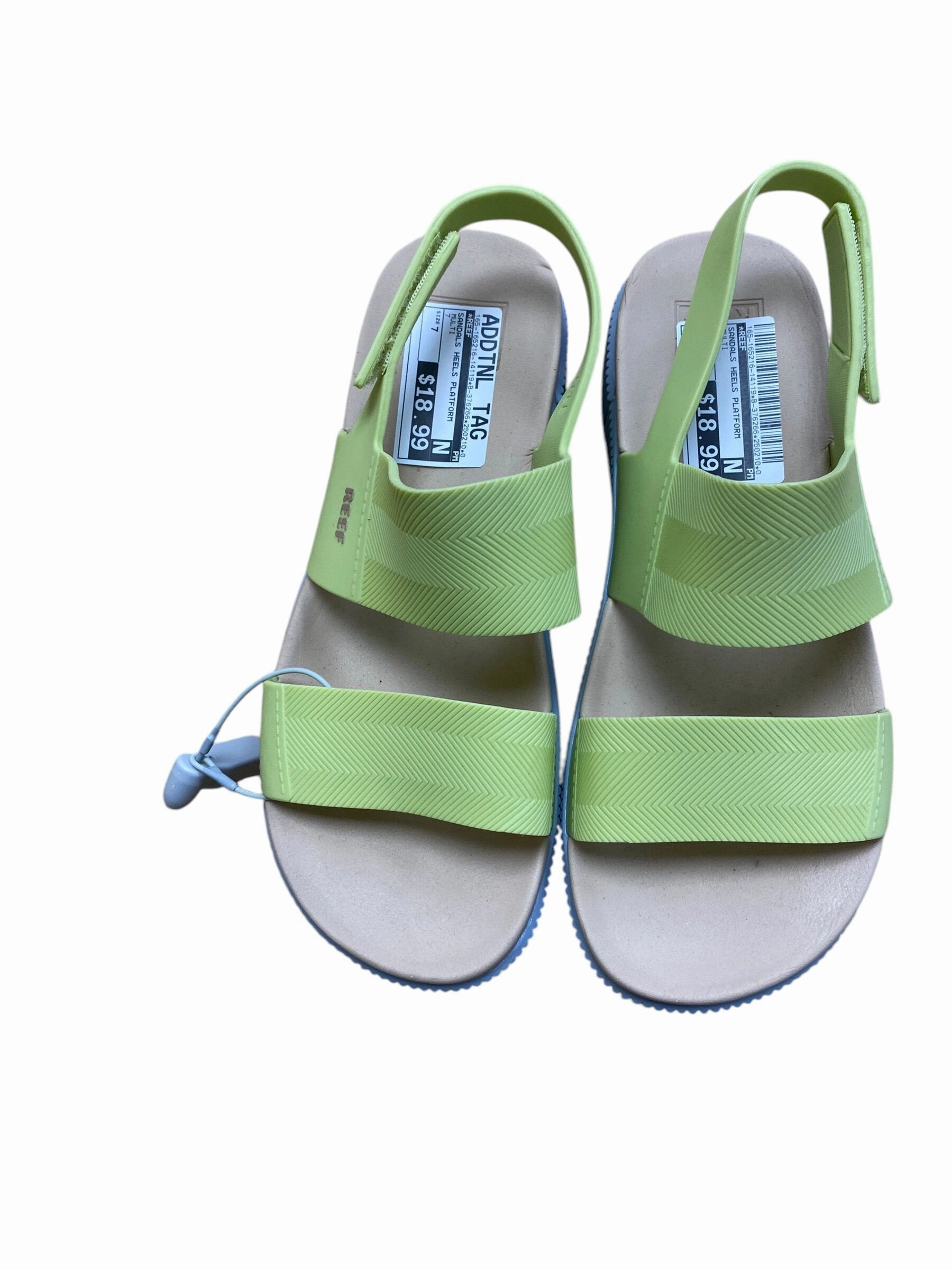 Sandals Heels Platform By Reef  Size: 7