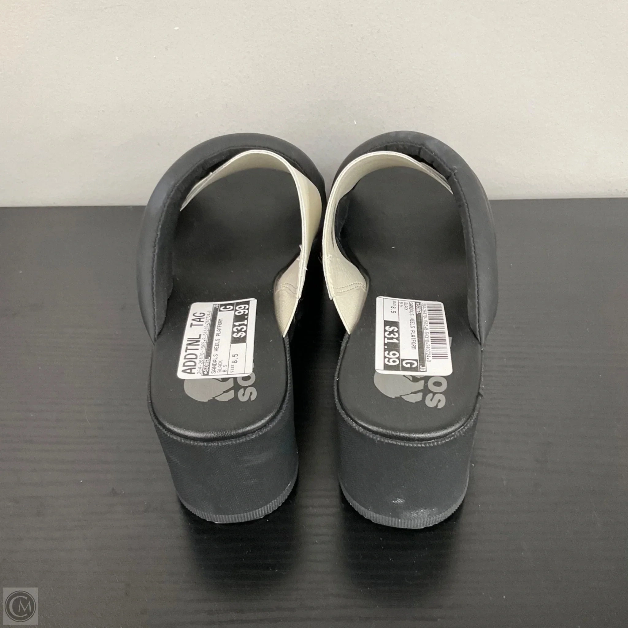 Sandals Heels Platform By Sorel In Black, Size: 8.5