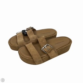 Sandals Heels Platform By Treasure And Bond In Brown, Size: 7.5