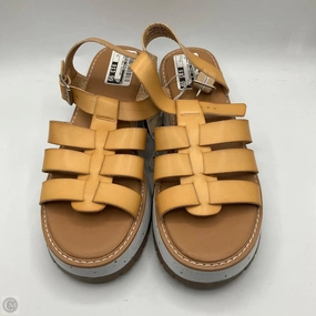 Sandals Heels Platform By Universal Thread In Tan, Size: 11