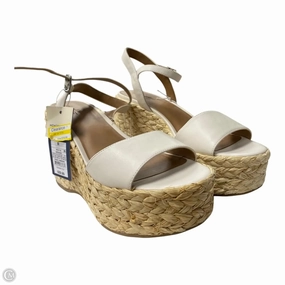 Sandals Heels Platform By Universal Thread In Tan, Size: 9.5