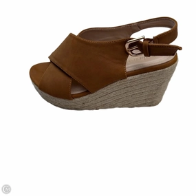 Sandals Heels Stiletto By Catherine Malandrino In Brown, Size: 9