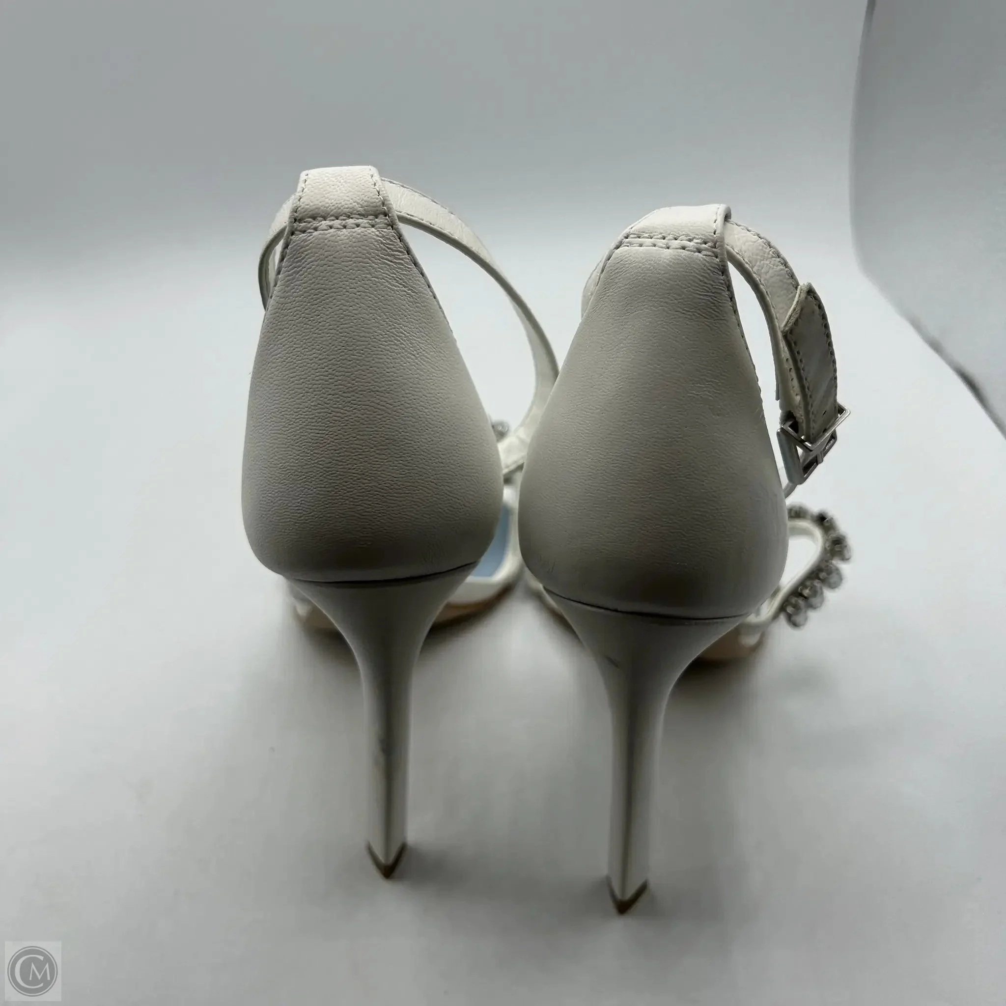 Sandals Heels Stiletto By Cma In White, Size: 8