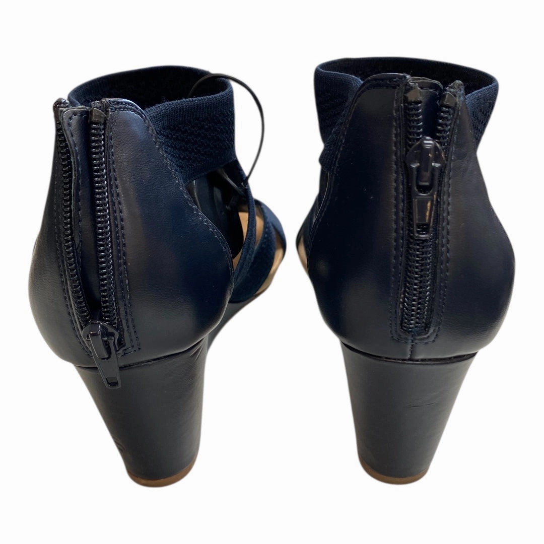 Sandals Heels Wedge By Alfani In Navy, Size:10