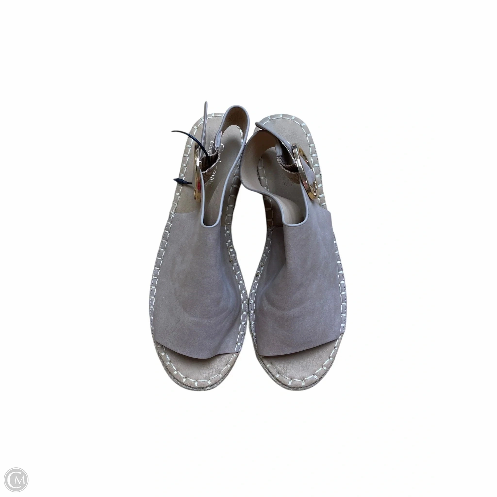 Sandals Heels Wedge By Catherine Malandrino In Cream, Size: 7