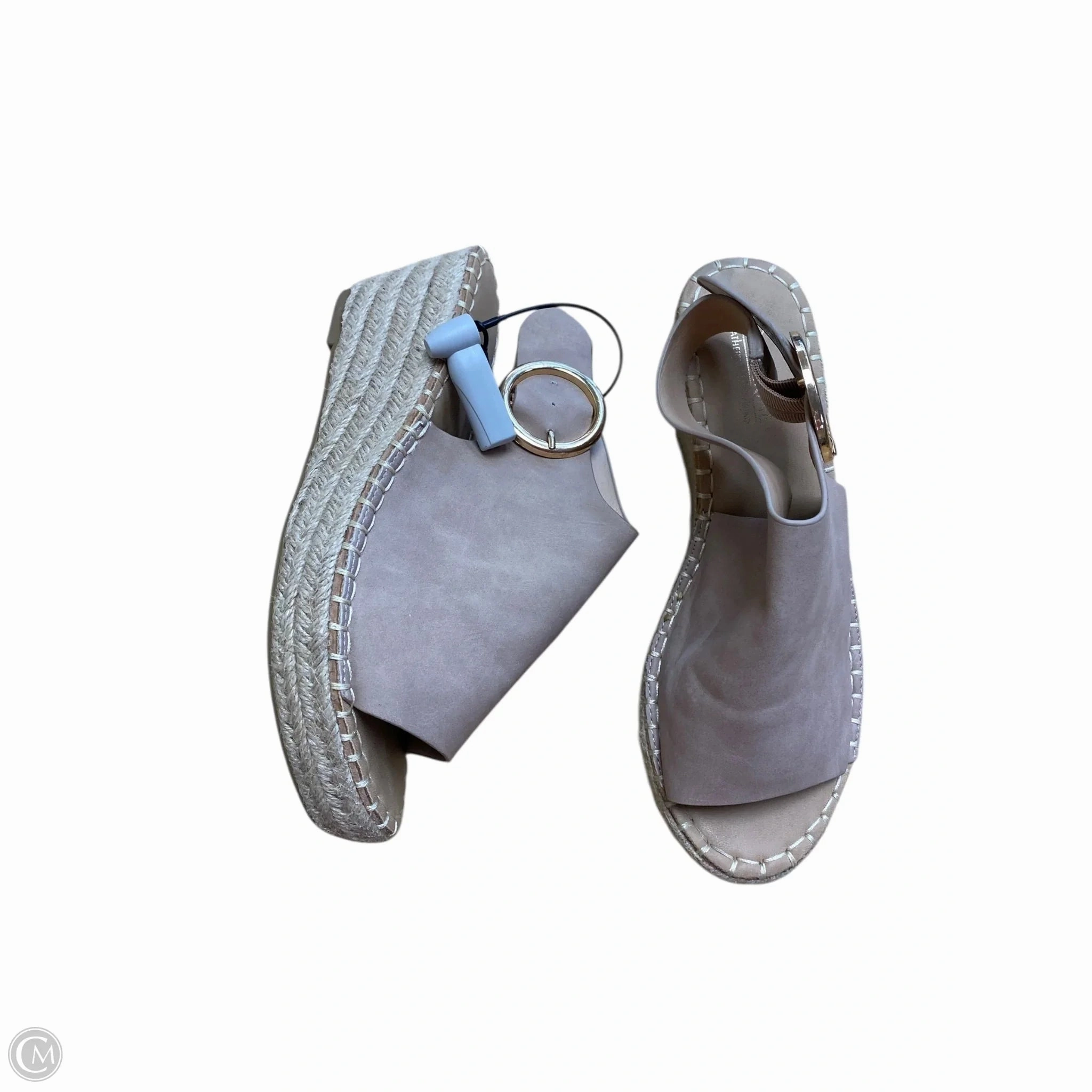 Sandals Heels Wedge By Catherine Malandrino In Cream, Size: 7
