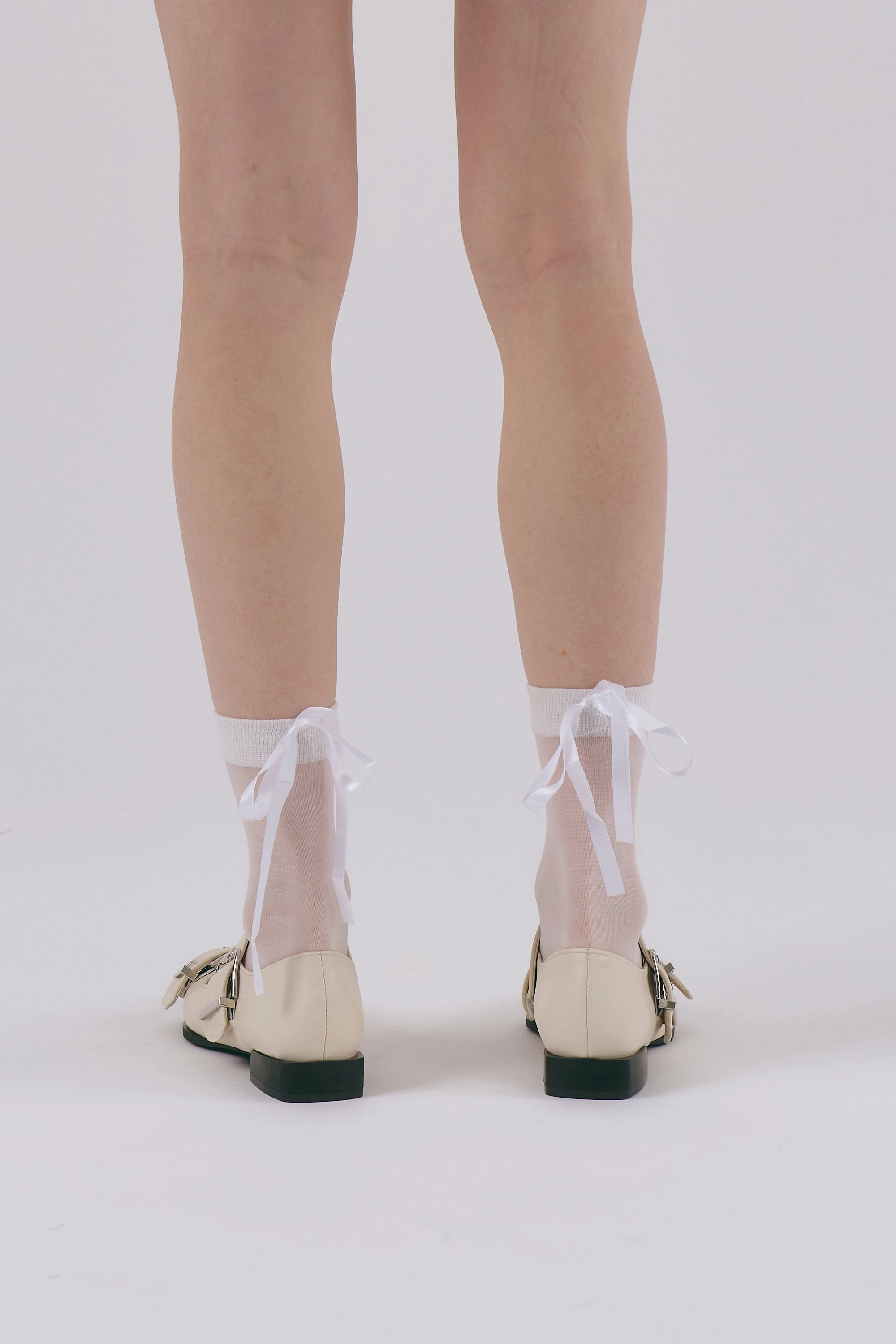 Sheer Strap Socks