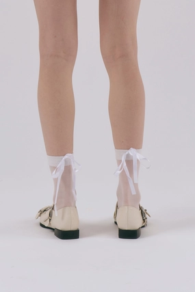 Sheer Strap Socks