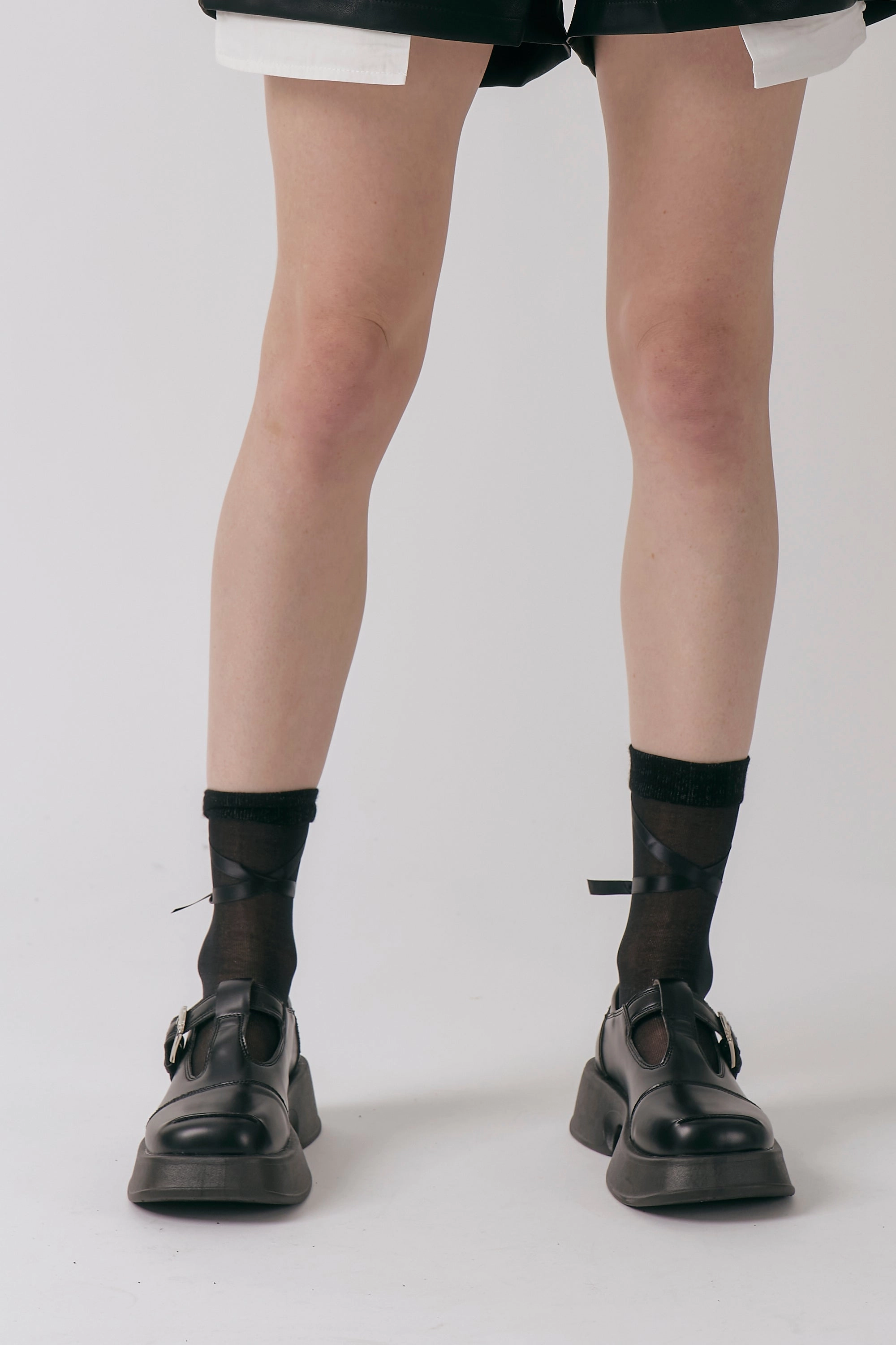 Sheer Strap Socks