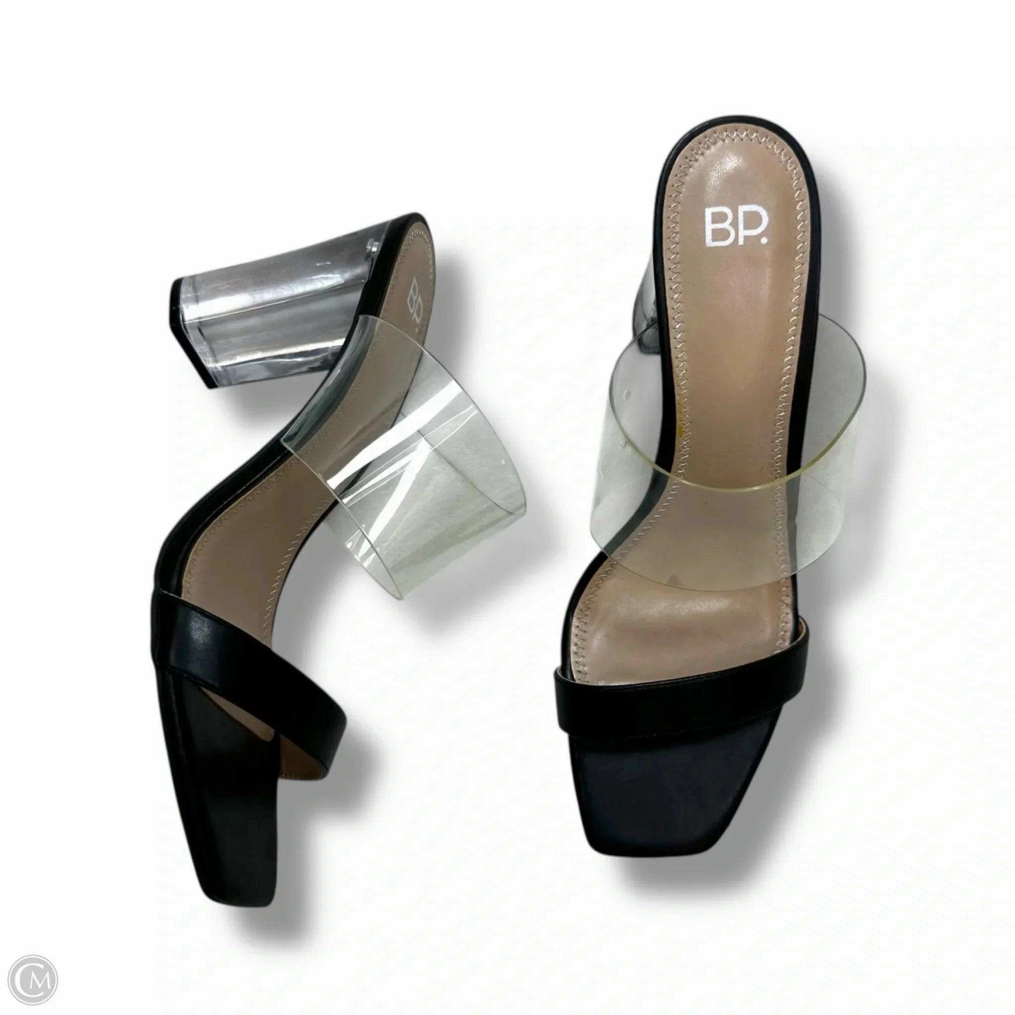 Shoes Heels Block By Bp In Clear, Size: 8.5