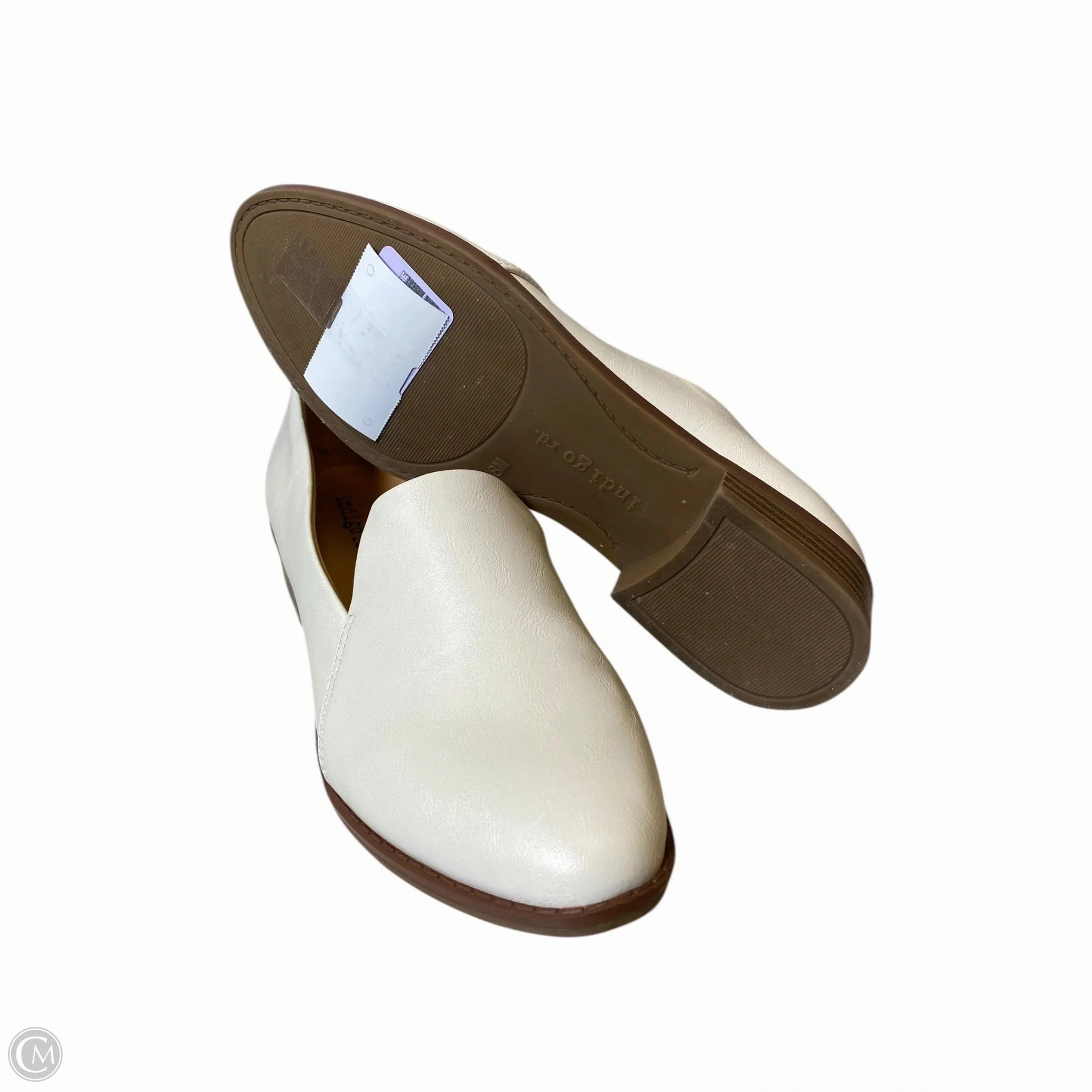 Shoes Heels Block By Indigo In Cream, Size: 8