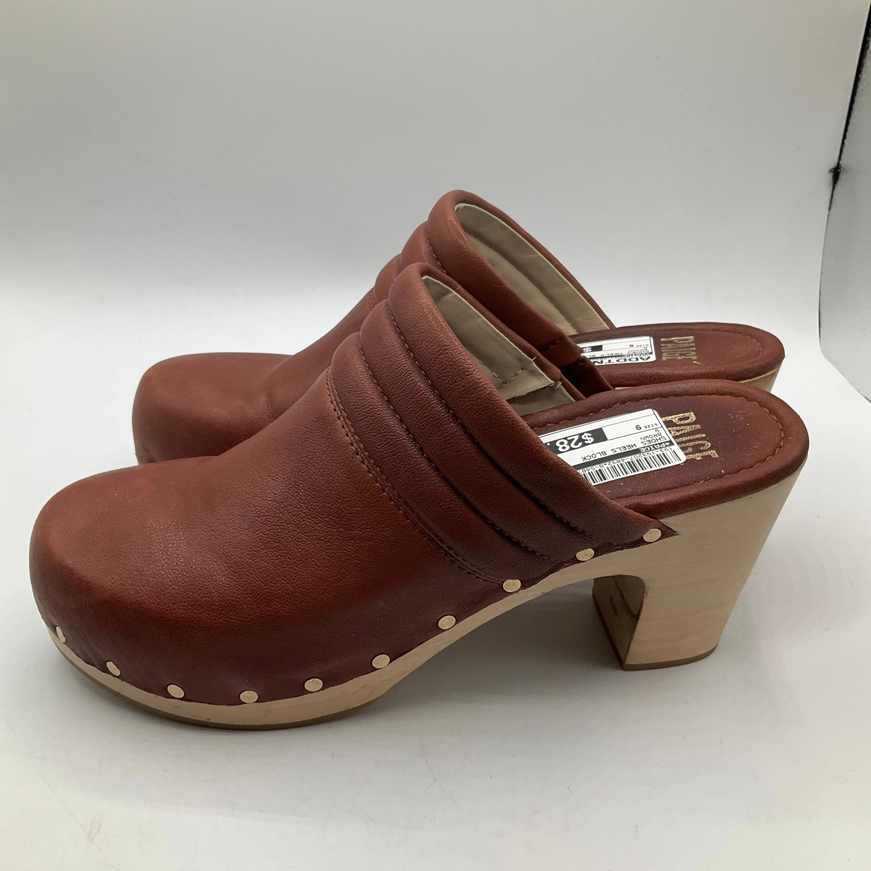 Shoes Heels Block By Paige In Brown, Size: 9