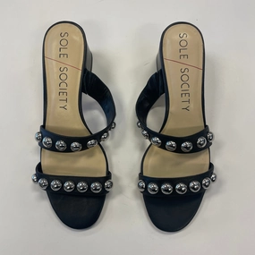 Shoes Heels Block By Sole Society In Black, Size: 11
