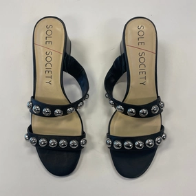 Shoes Heels Block By Sole Society In Black, Size: 11