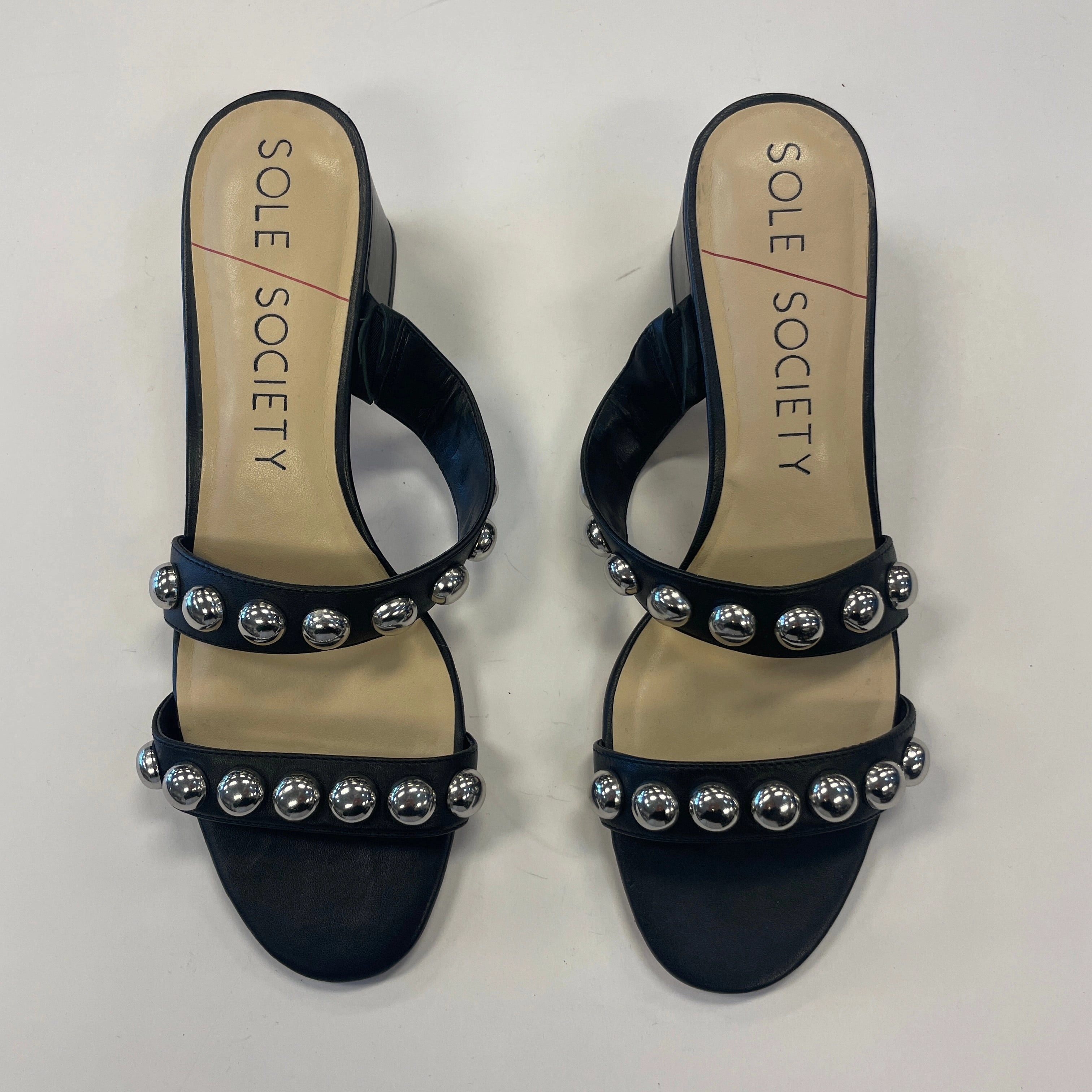Shoes Heels Block By Sole Society In Black, Size: 11