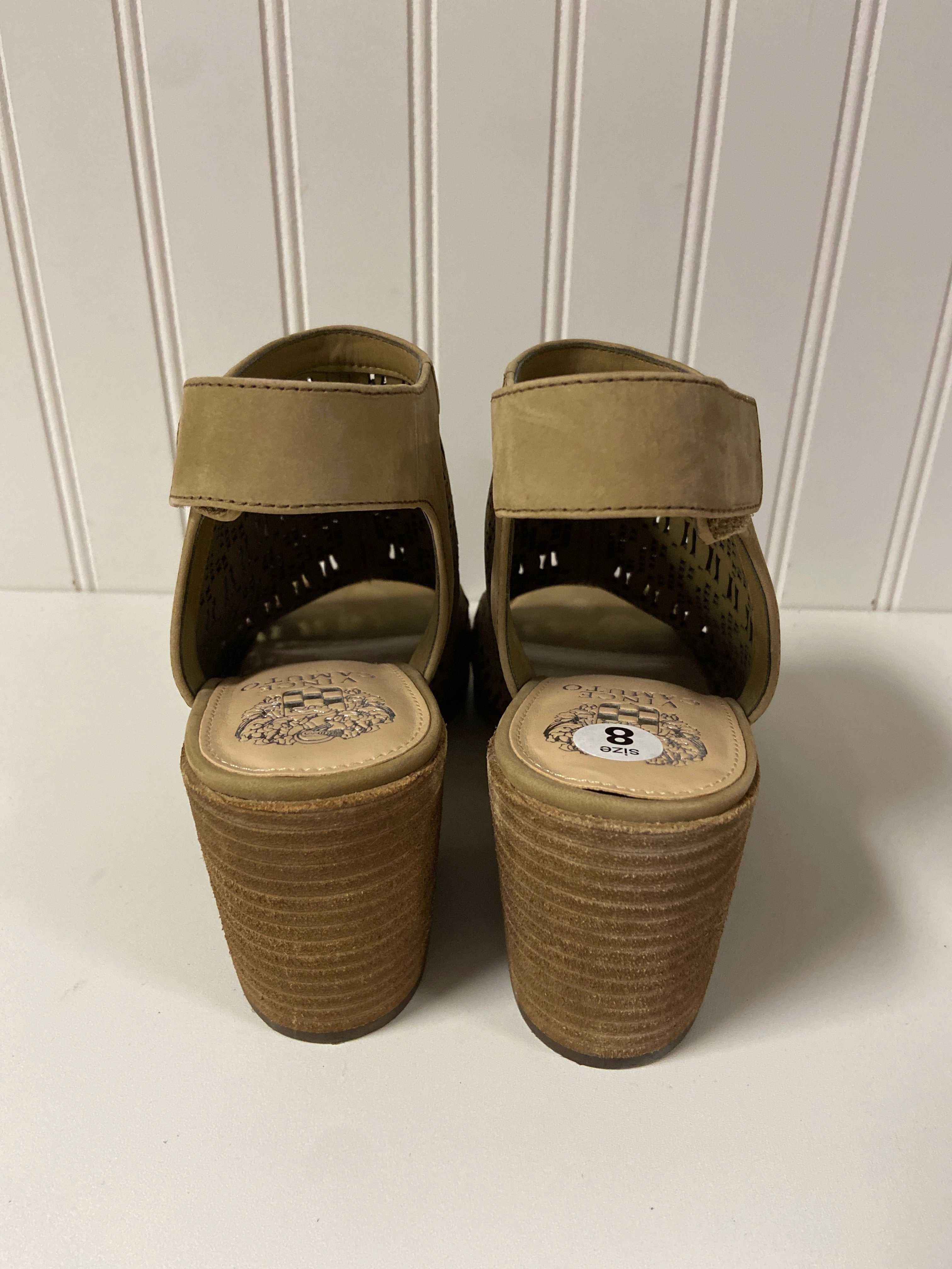 Shoes Heels Block By Vince Camuto In Brown, Size: 8