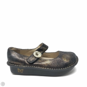 Shoes Heels Platform By Alegria In Gold, Size: 8