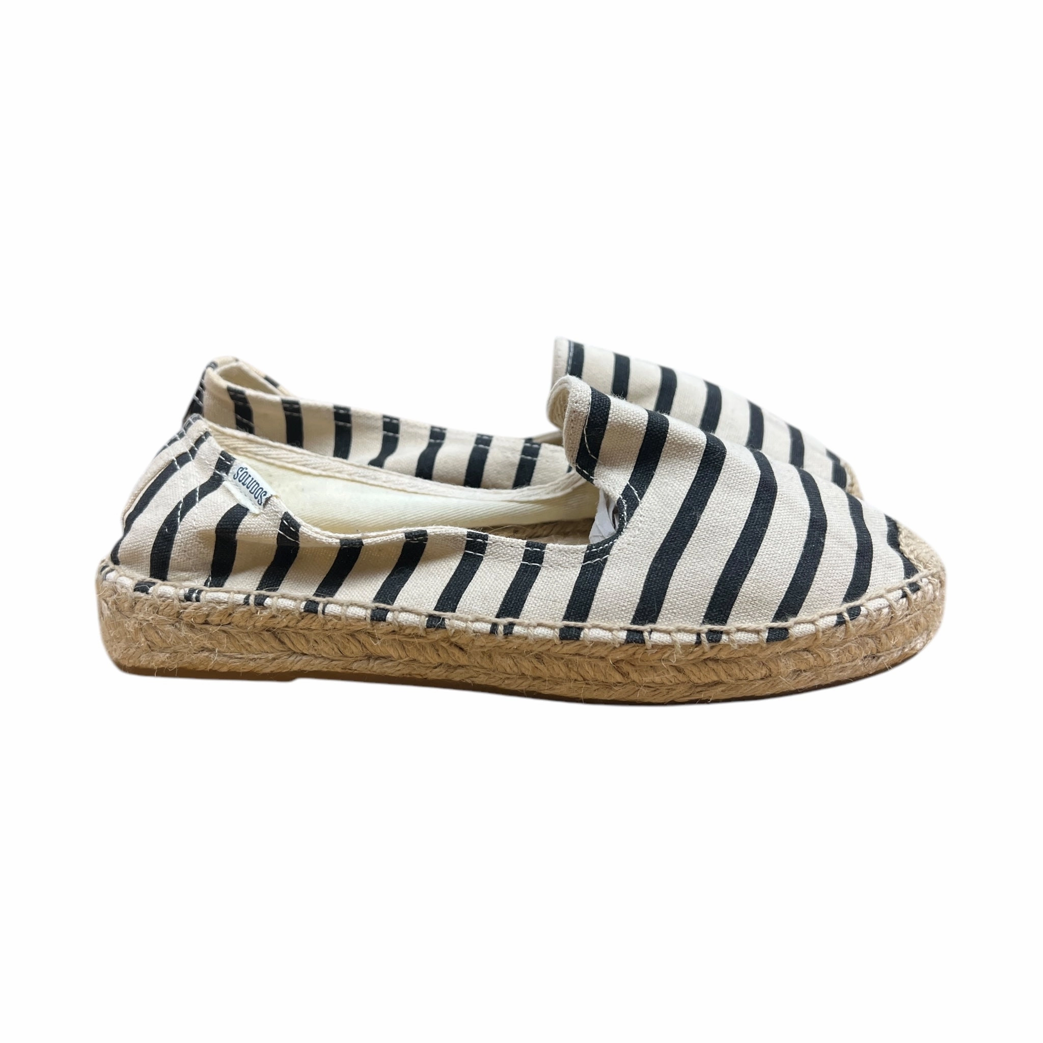 Shoes Heels Platform By Soludos In Blue & Cream, Size:6