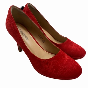 Shoes Heels Stiletto By Ebynue In Red, Size: 10