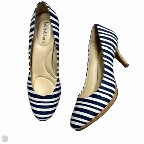 Shoes Heels Stiletto By Kelly And Katie In Blue & White, Size: 9.5