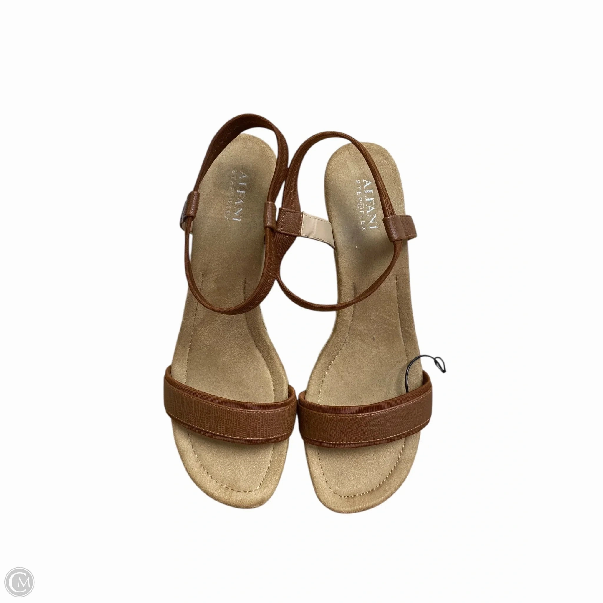 Shoes Heels Wedge By Alfani In Brown, Size: 6