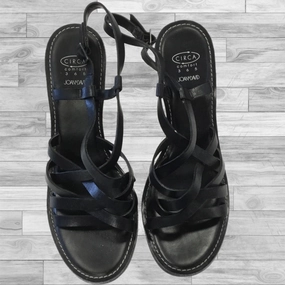 Shoes Heels Wedge By Circa Joan And David In Black, Size: 9