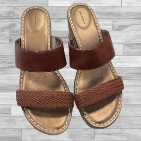 Shoes Heels Wedge By Lands End In Tan, Size: 7.5