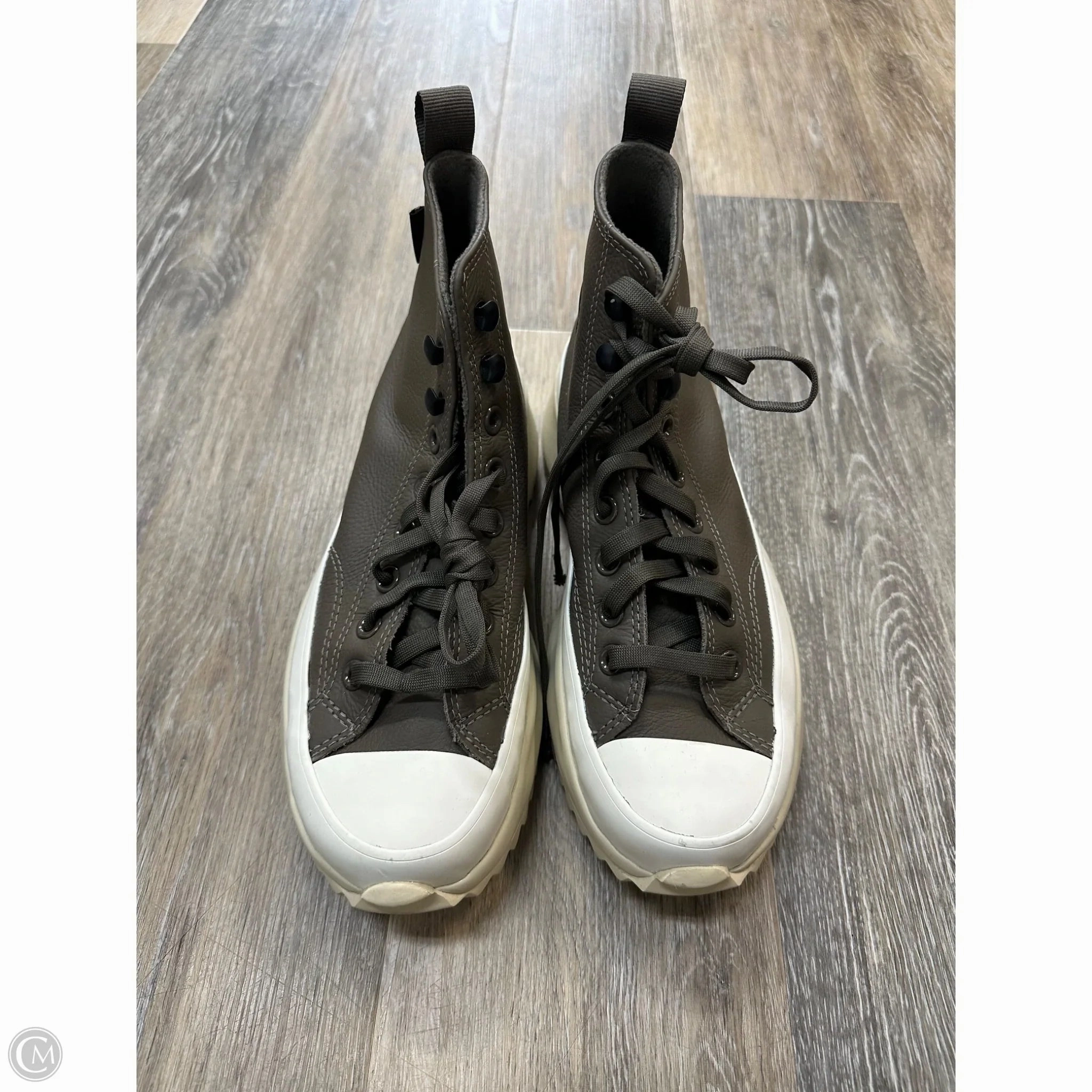 Shoes Sneakers By Converse In Green, Size: 9