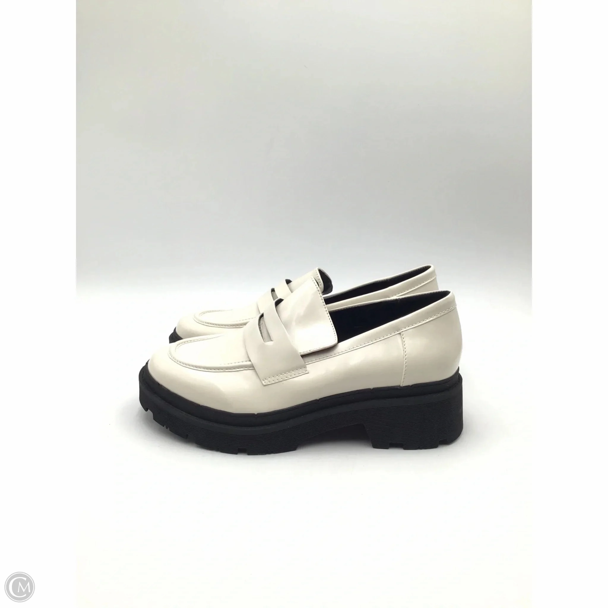 Shoes Sneakers Platform By Aqua In Black & White, Size: 9