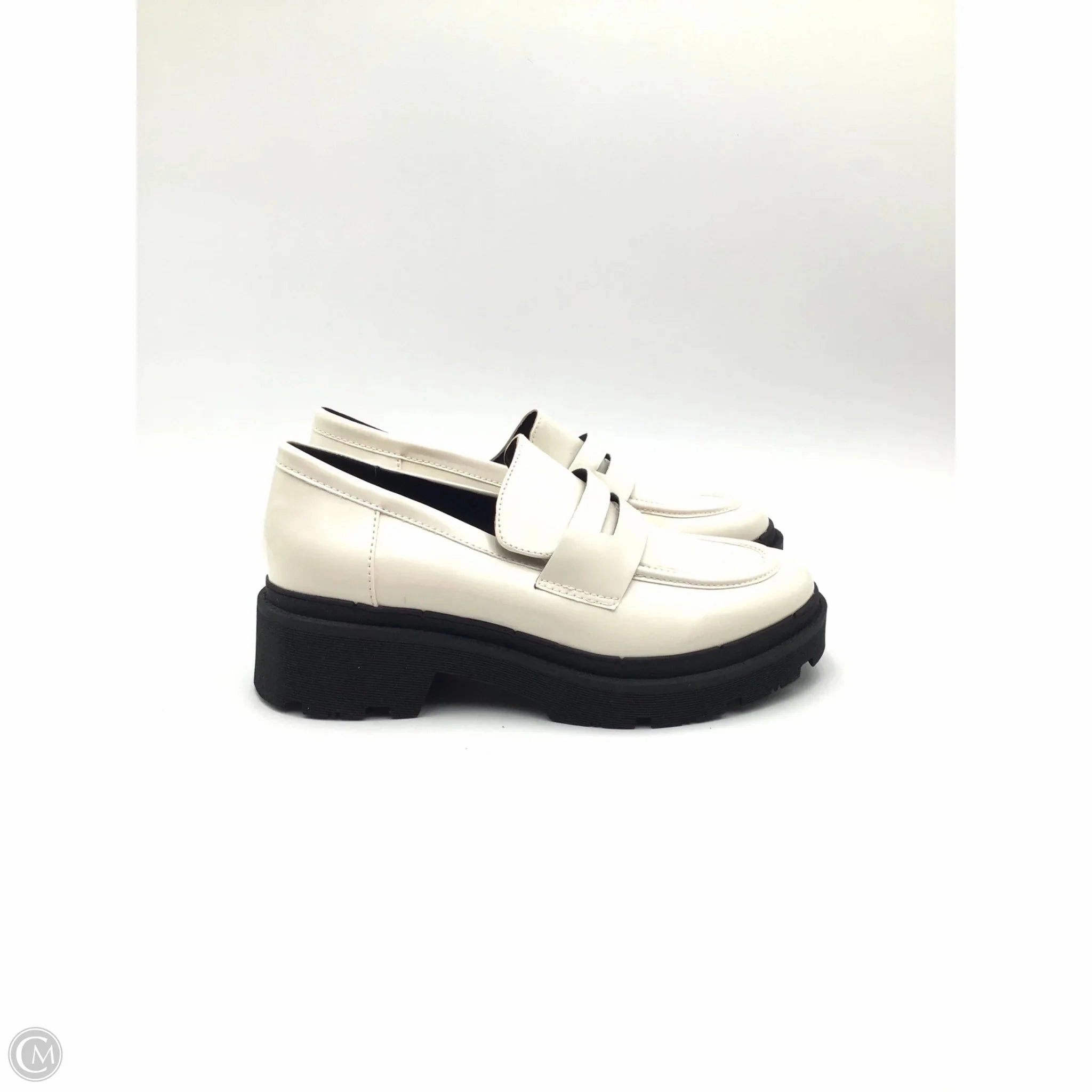 Shoes Sneakers Platform By Aqua In Black & White, Size: 9