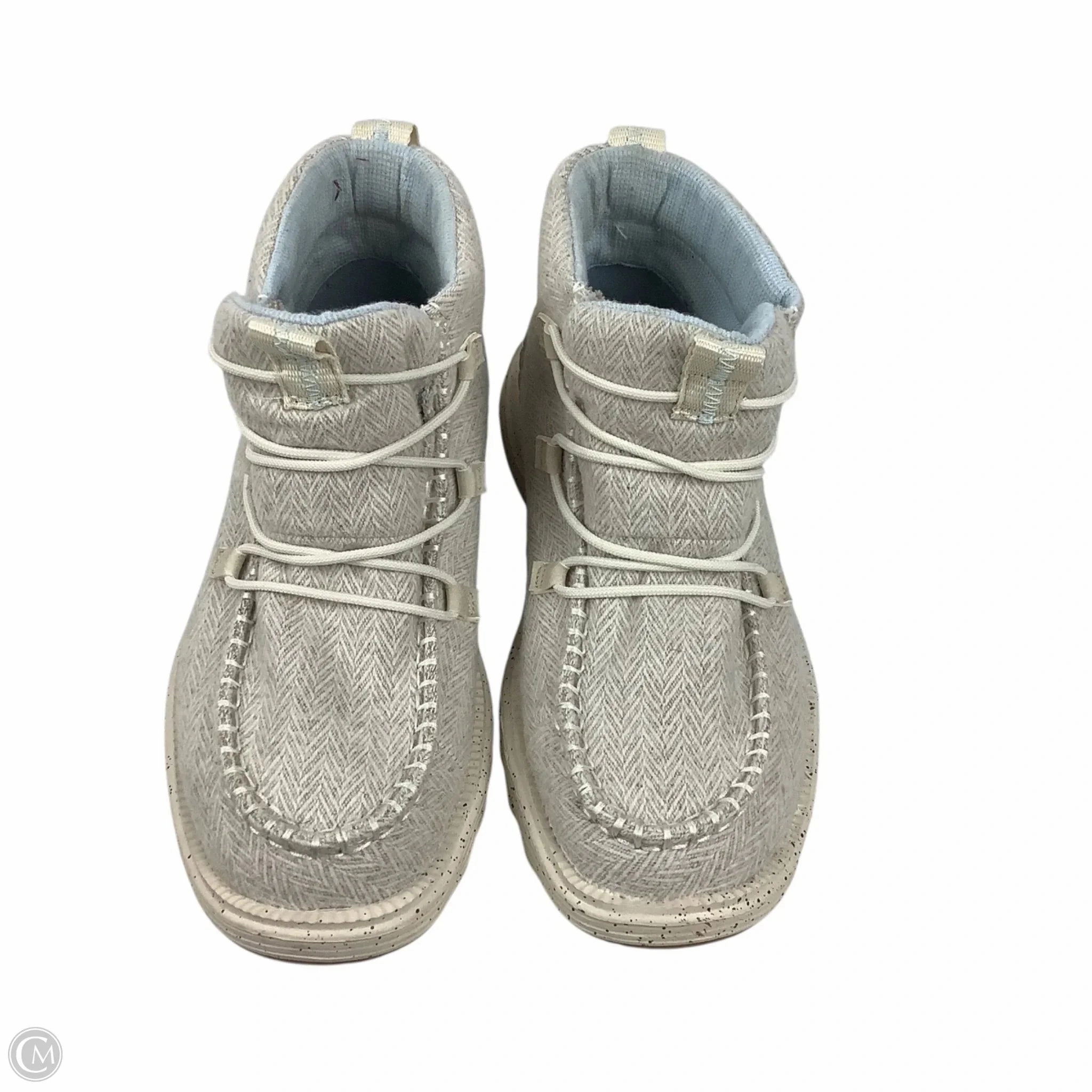 Shoes Sneakers Platform By Hey Dude In Beige, Size: 9