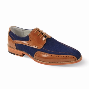 Simon Leather and Canvas Dress Shoe by Giovanni