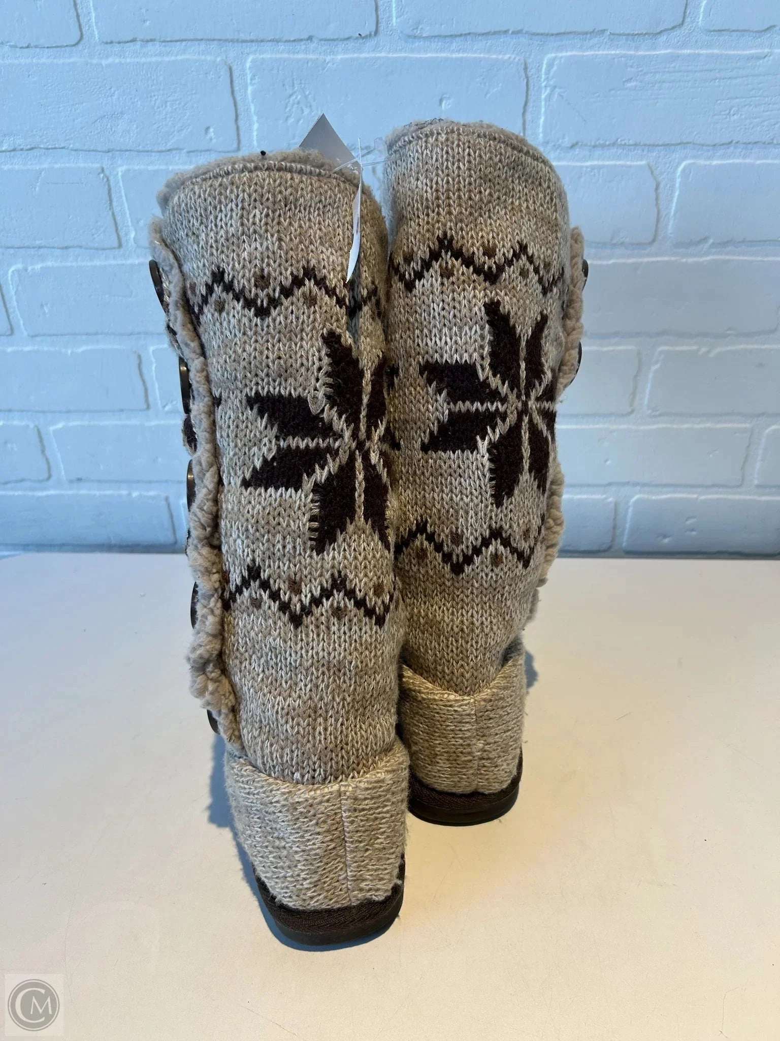 Slippers By Muk Luks In Brown & Tan
