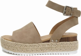 Soda Topic Espadrilles Flatform Wedge Casual Sandal