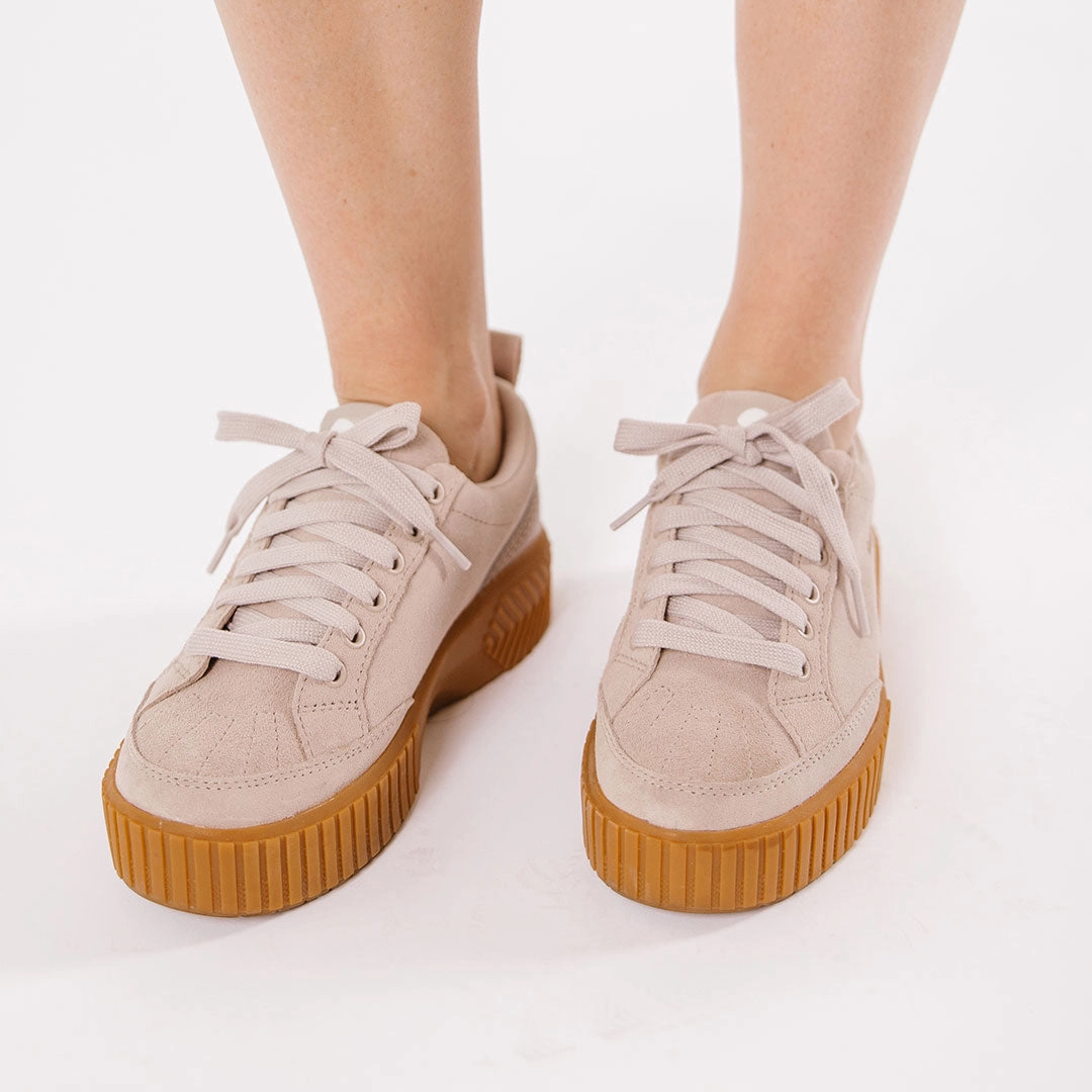 Sorel Ona Ave Low Sneaker, Crushed Clay/Gum