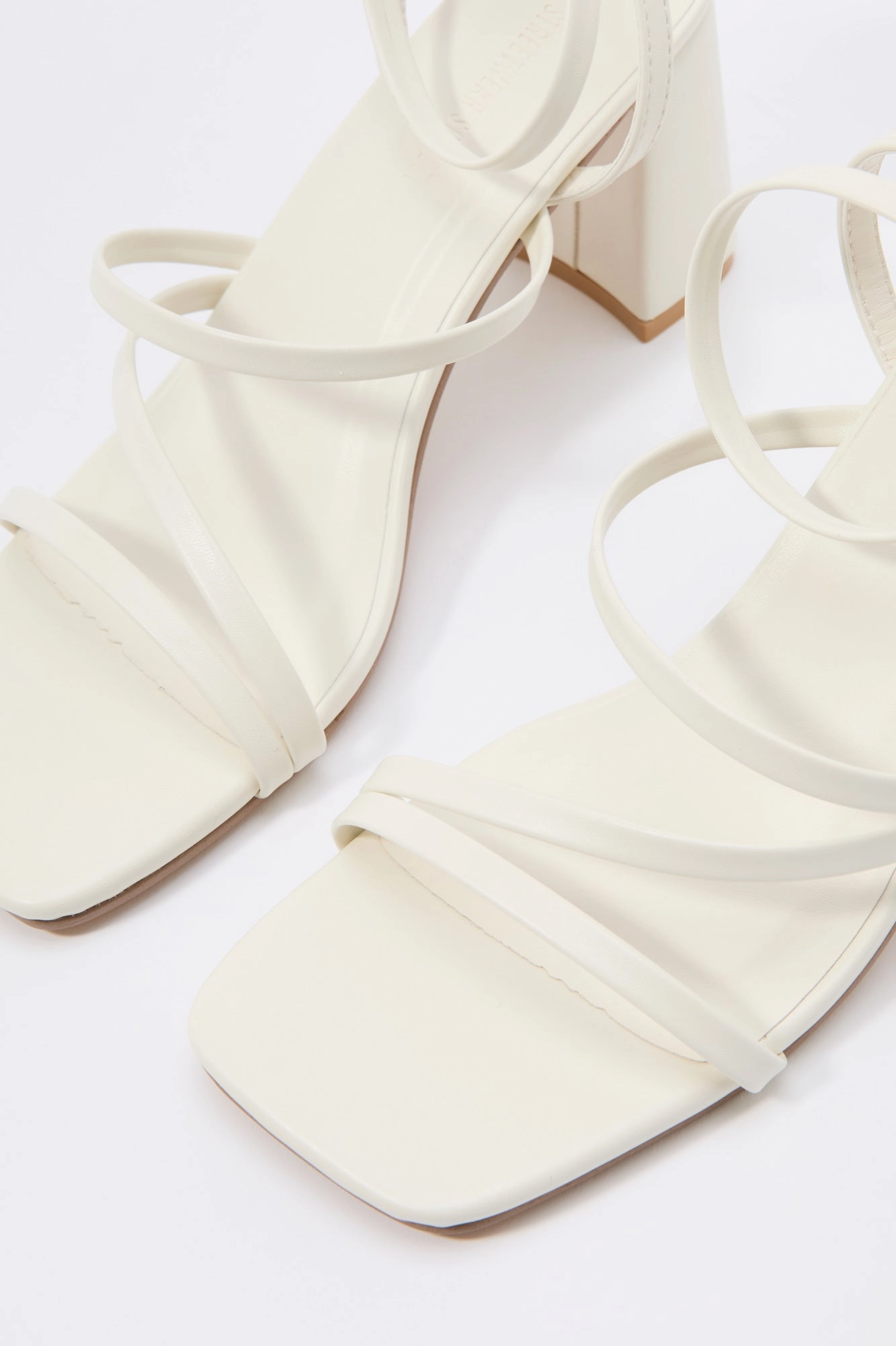 Strappy Open Toe Block Heel