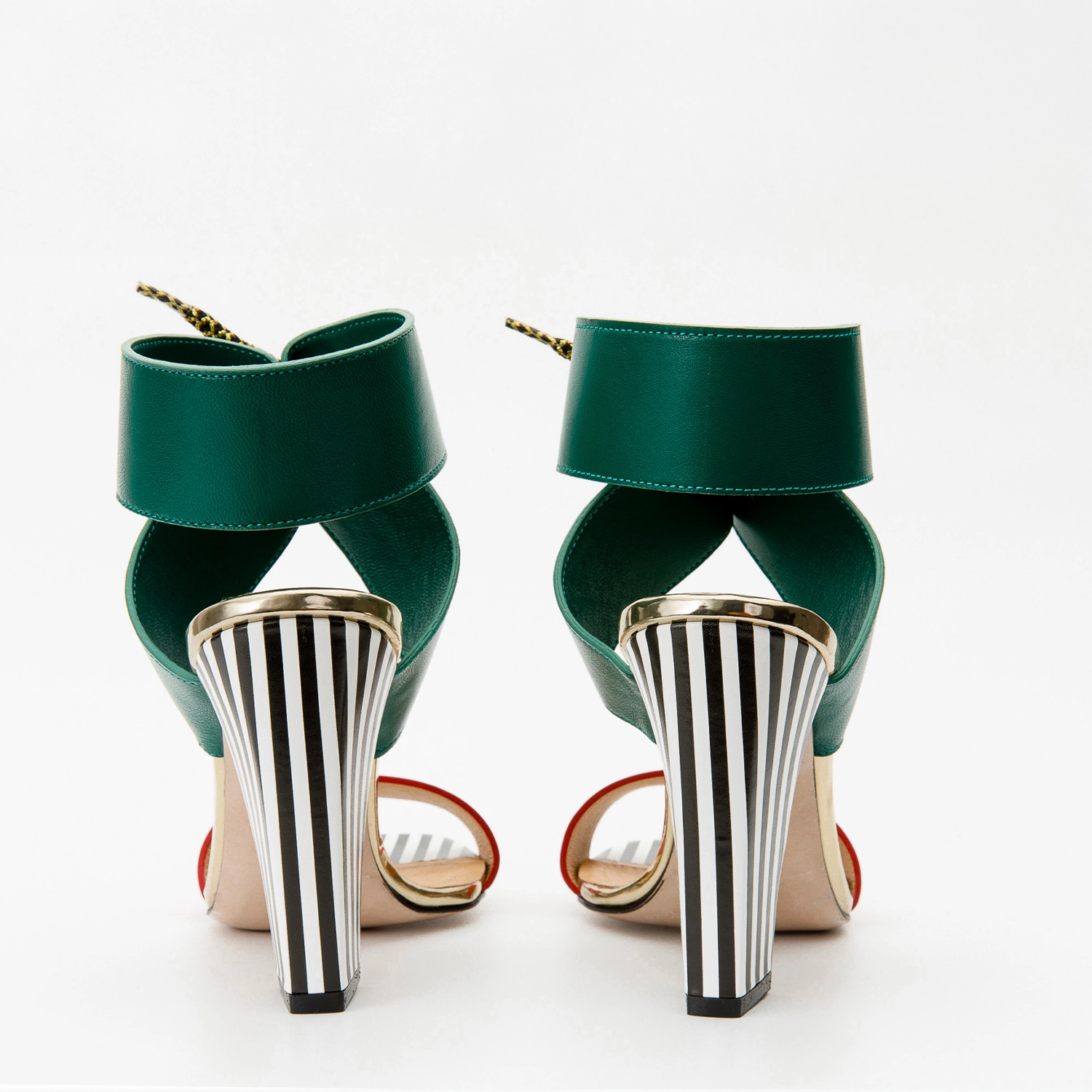 The Bloke Ankle Strap Multicolor Leather Women Sandal