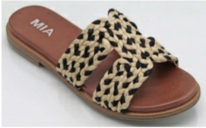 The Poet Braided Woven Slip On Sandal | MIA SHOES