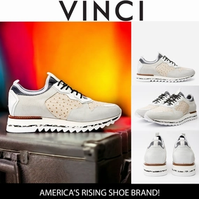 The Sopez White Leather Men Sneaker