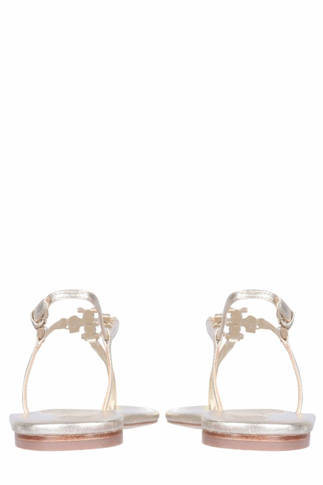Tory Burch Logo Plaque Thong Sandals