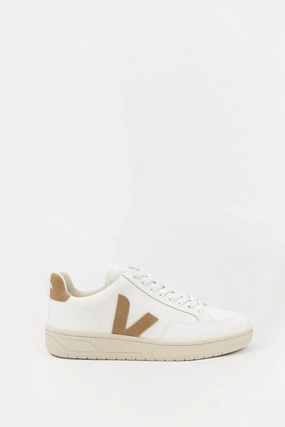 VEJA V-12 LEATHER EXTRA WHITE DUNE