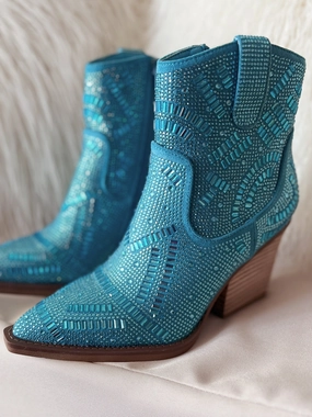 Very G Turquoise Maze of Life Boots*