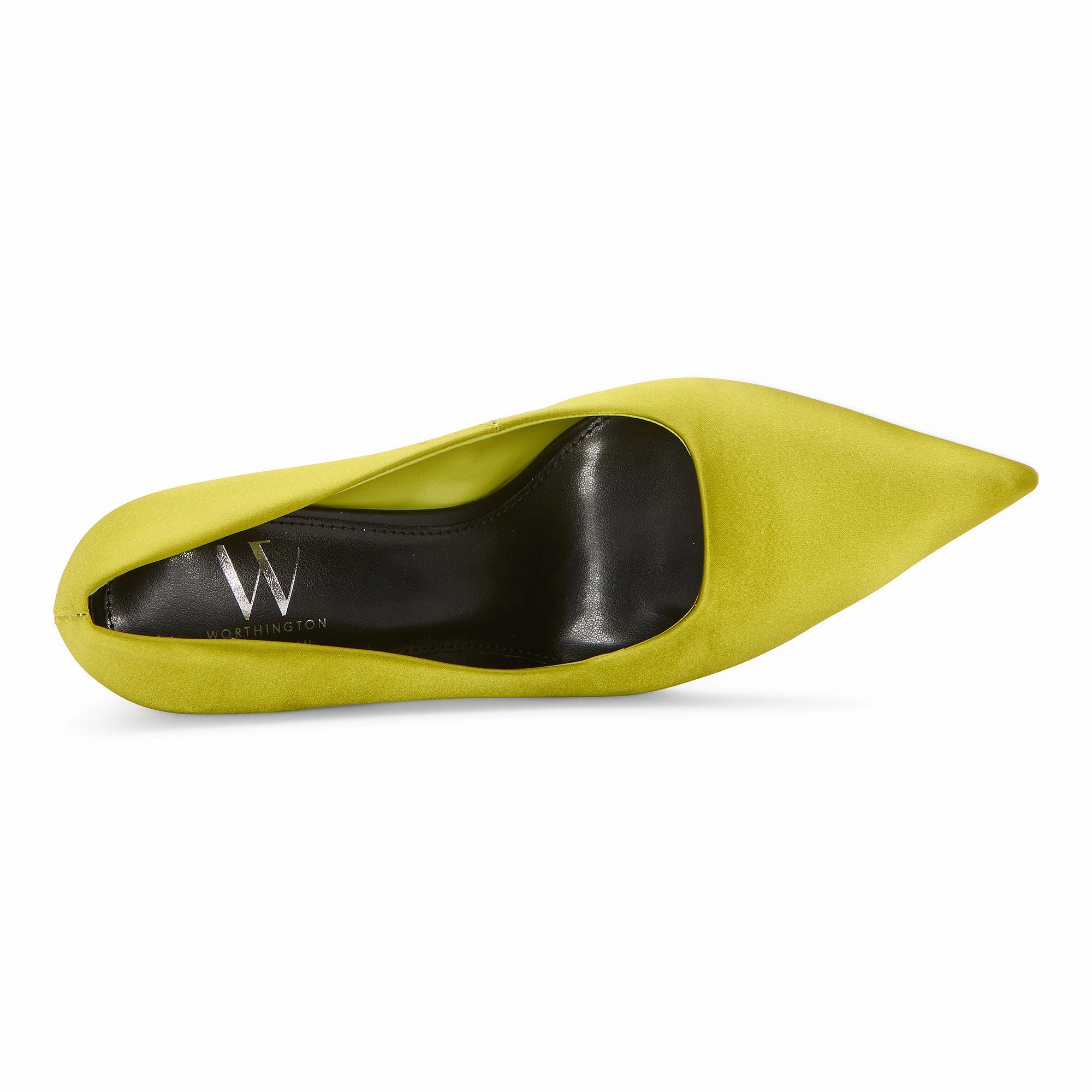 Worthington Womens Omarky Pointed Toe Stiletto Heel Pumps - GREEN 9 MEDIUM